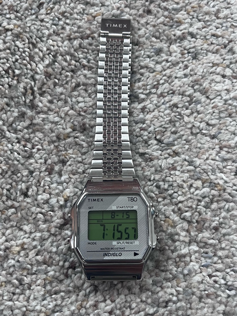 Timex T80 34mm Stainless Steel Bracelet